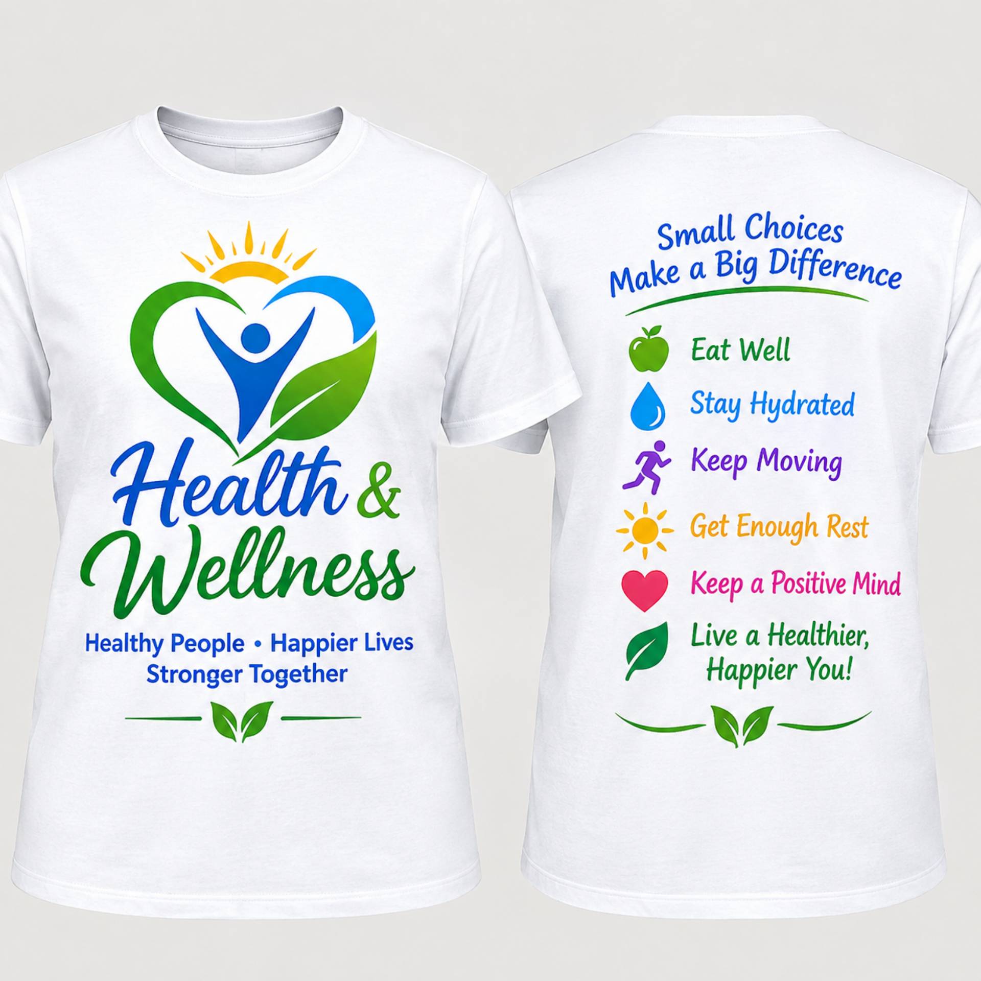 Health and wellness t shirts_0