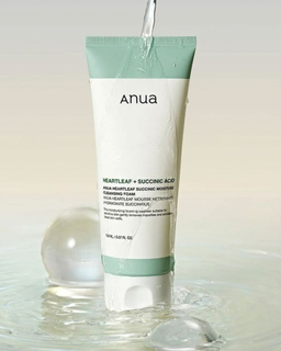 Anua - jabon de rostro pieles con Acne Heartleaf Succinic Moisture Cleansing Foam 150 ML