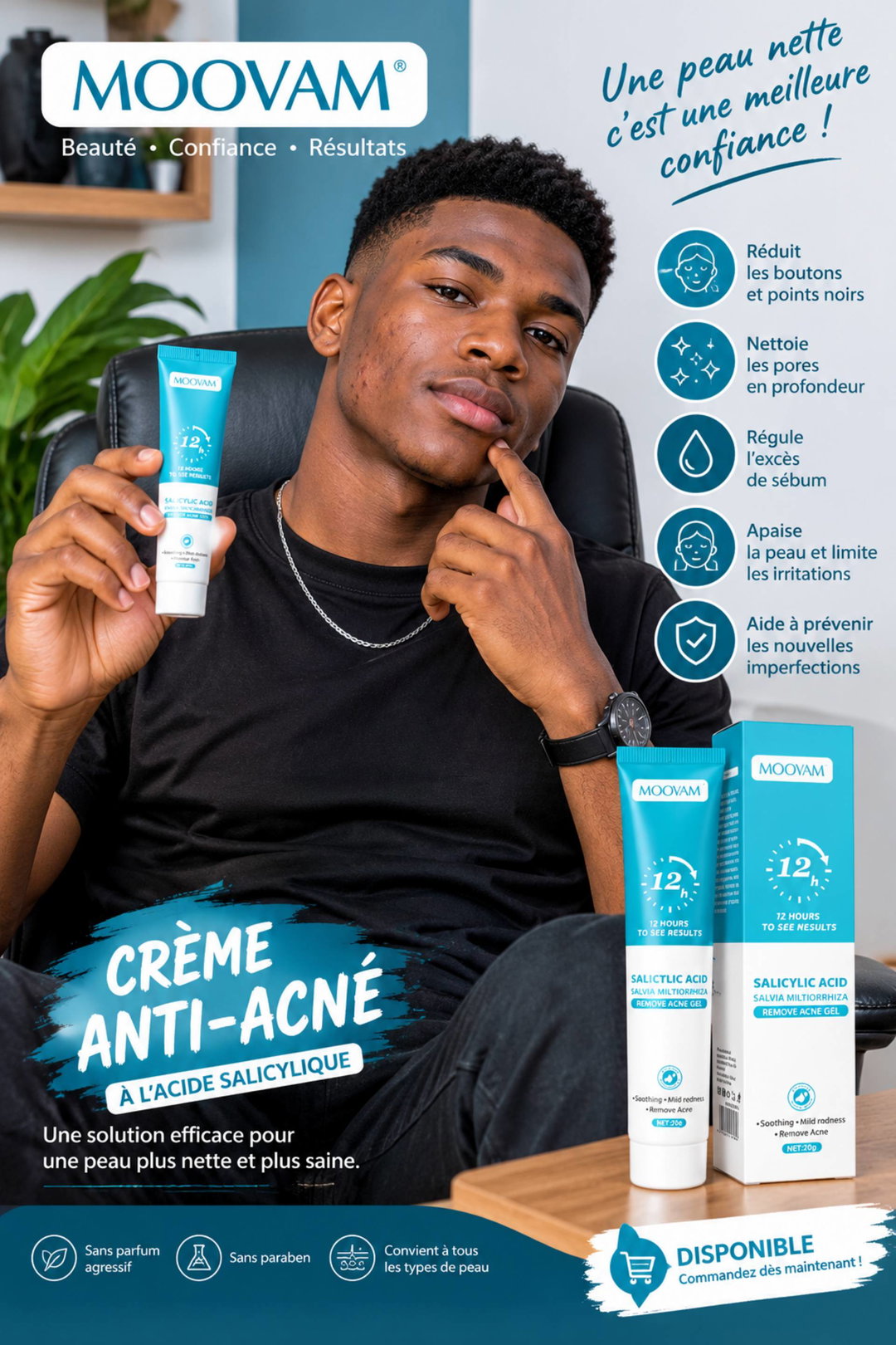 Créme anti-acné