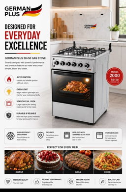 STOVE BURNER 🔥 WITH OVEN