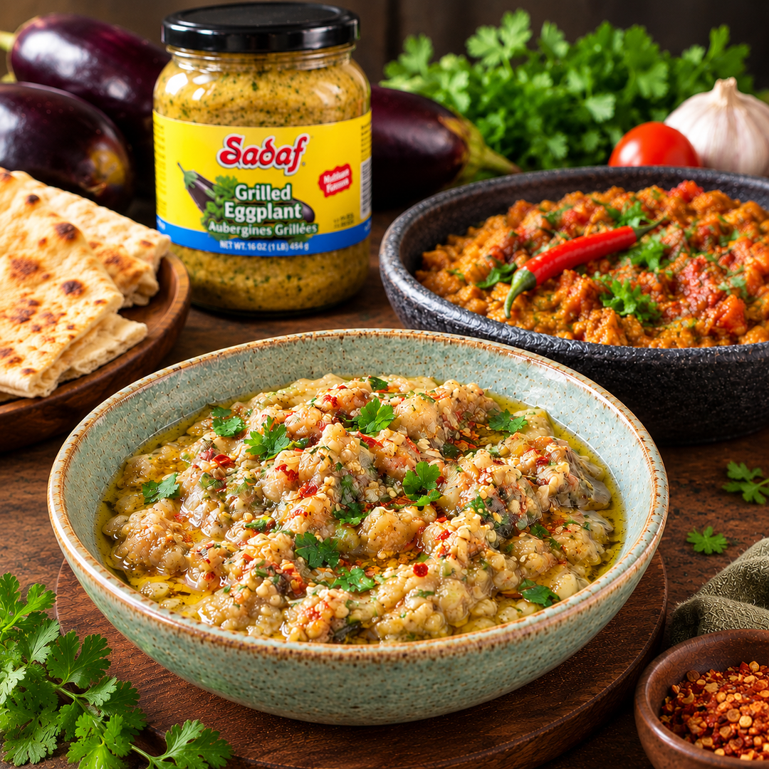 Sadaf Grilled Eggplant Jar - 23 oz