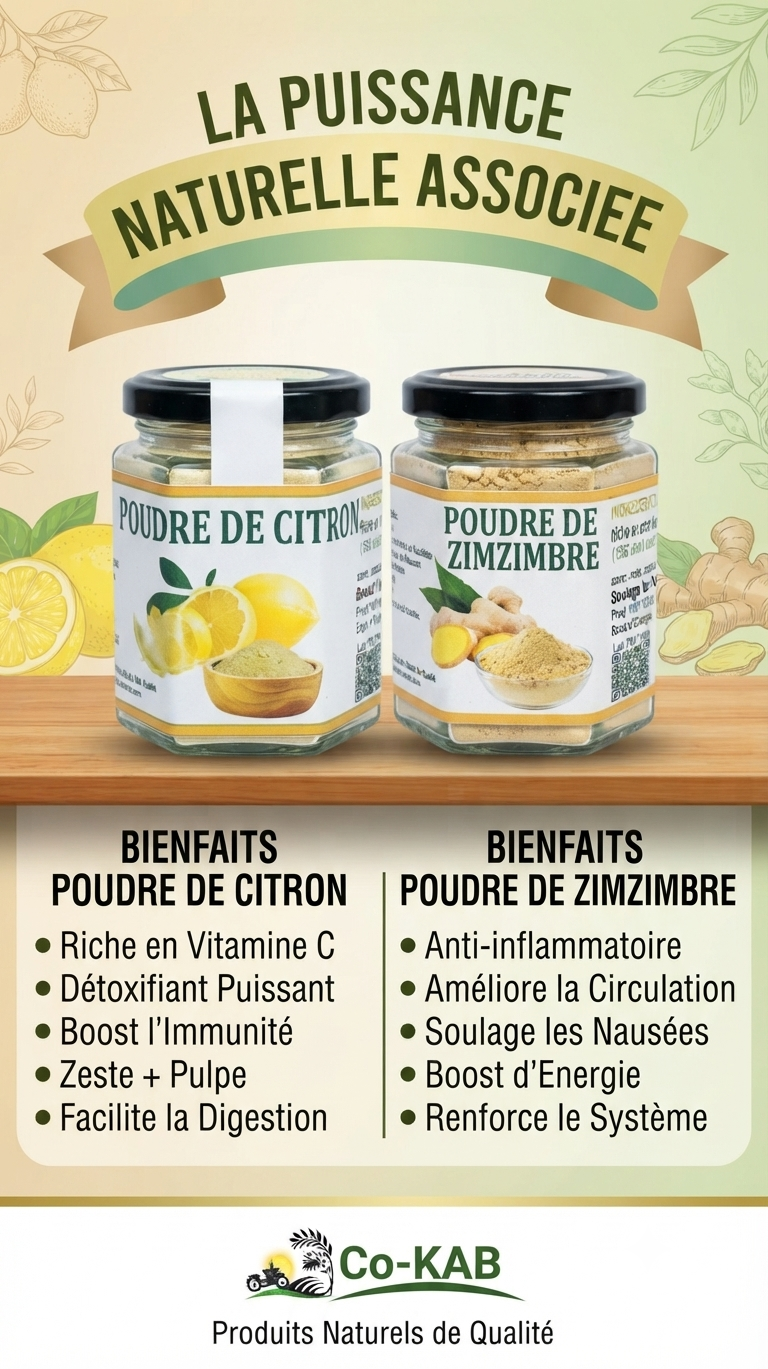Poudre de Citron & Gingembre