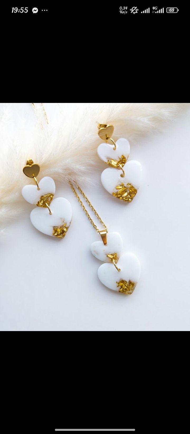 Bijoux en résine