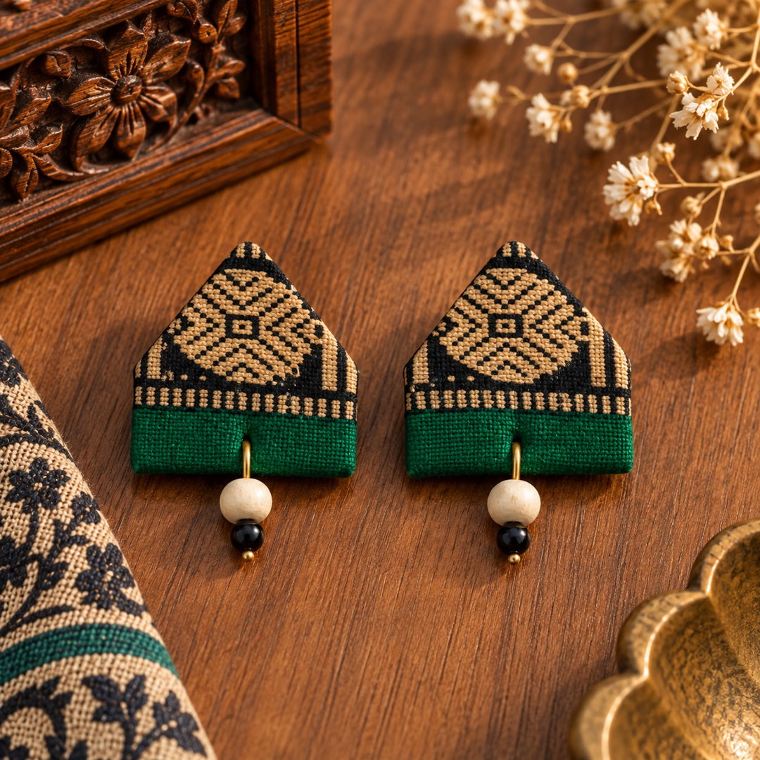 Vanraja Fabric Earrings