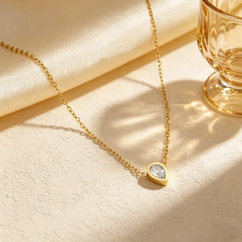 Colar Gota de Cristal._1