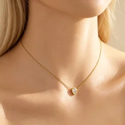 Colar Gota de Cristal.