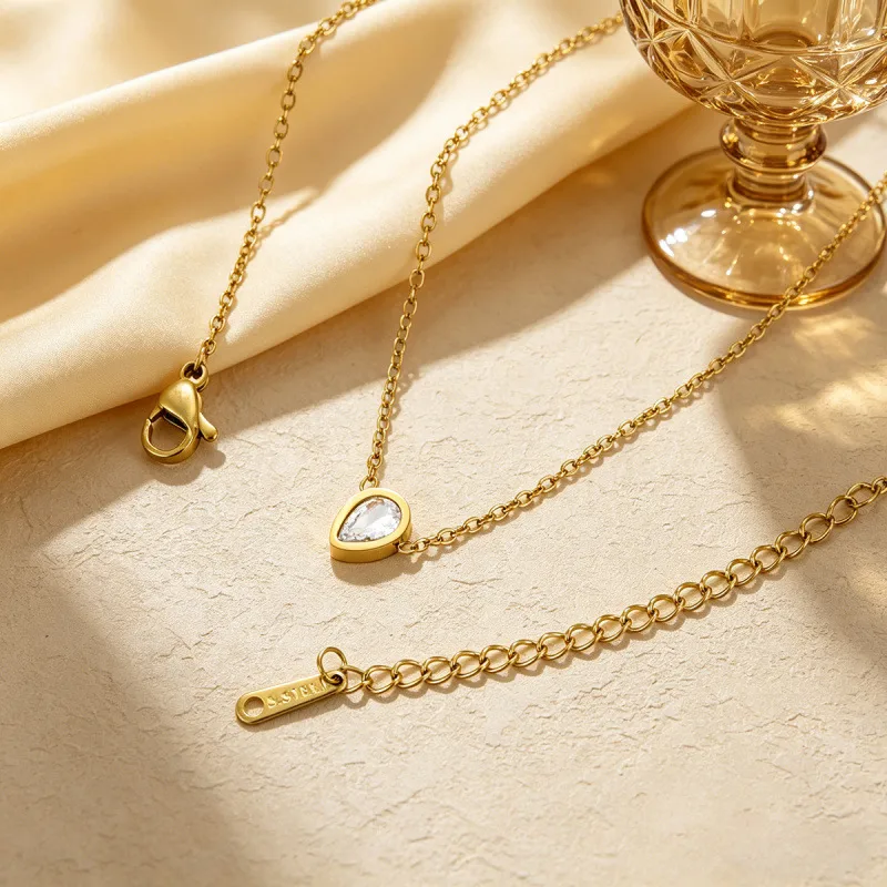Colar Gota de Cristal._2