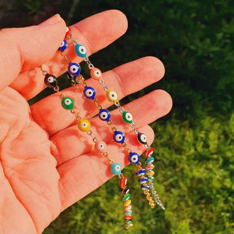 Tornozeleira olho Turco 🧿 _5