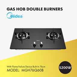 MIDEA 2 BURNER BUILT-IN HOB MGH76Q60B