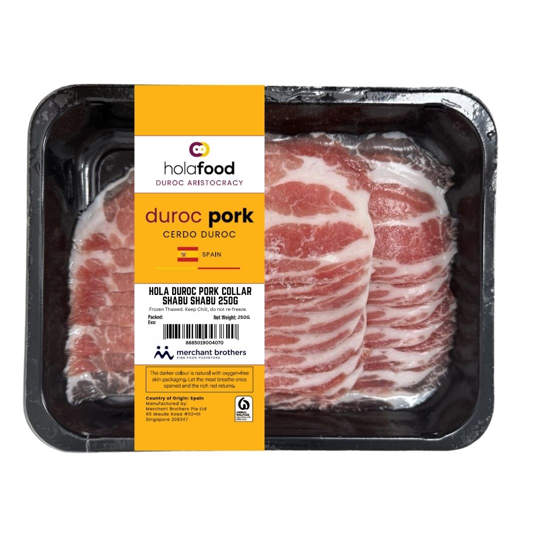 Hola Spain Duroc Pork Collar Shabu Shabu 250G_4