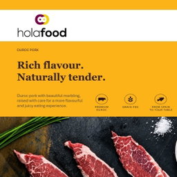 Hola Spain Duroc Pork Karubi (Belly) Yakiniku 250G