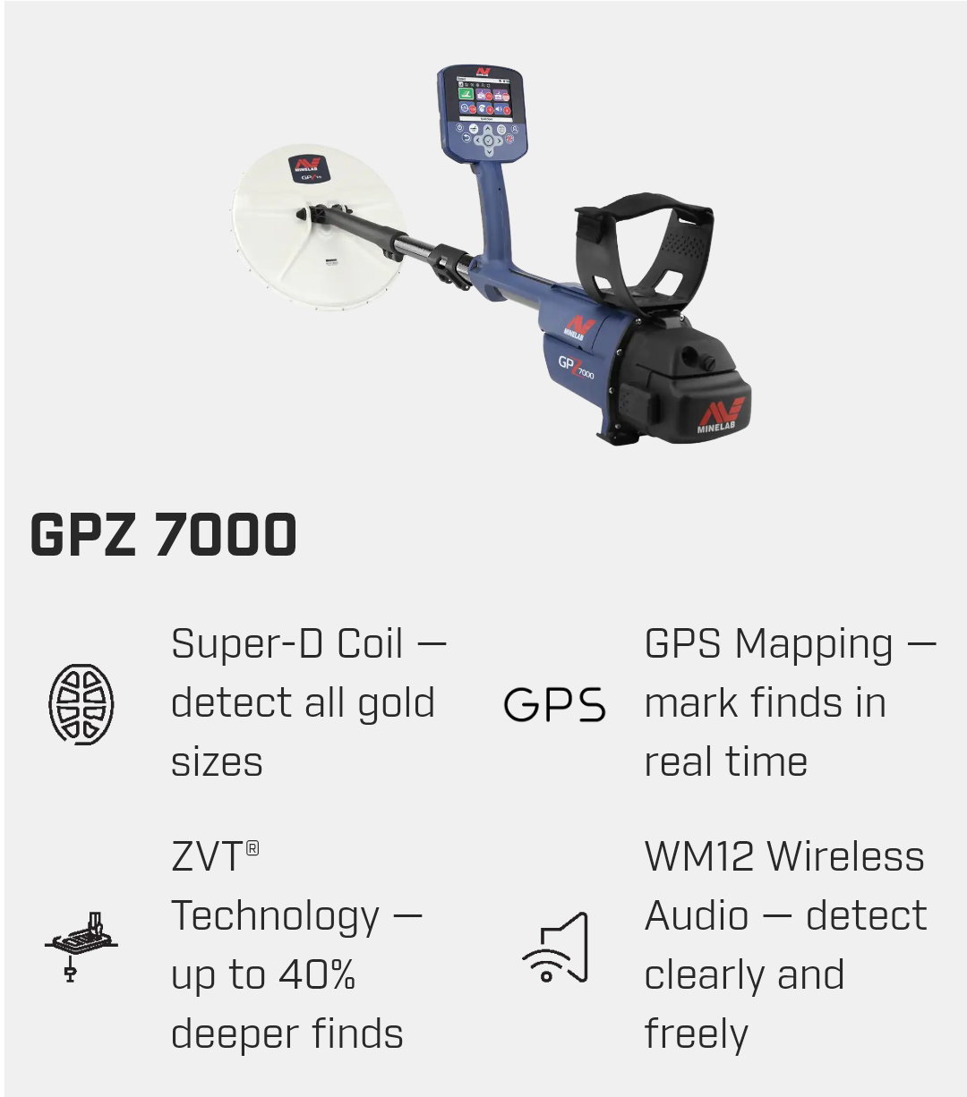 GPZ700 Minelab Australia gold detector 