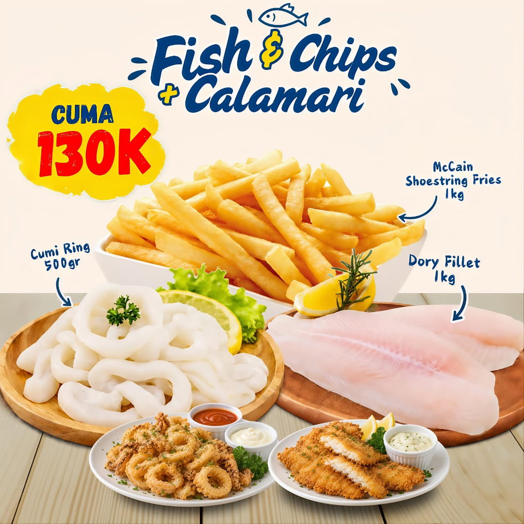  PROMO Fish & Chips + Calamari