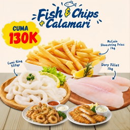  PROMO Fish & Chips + Calamari