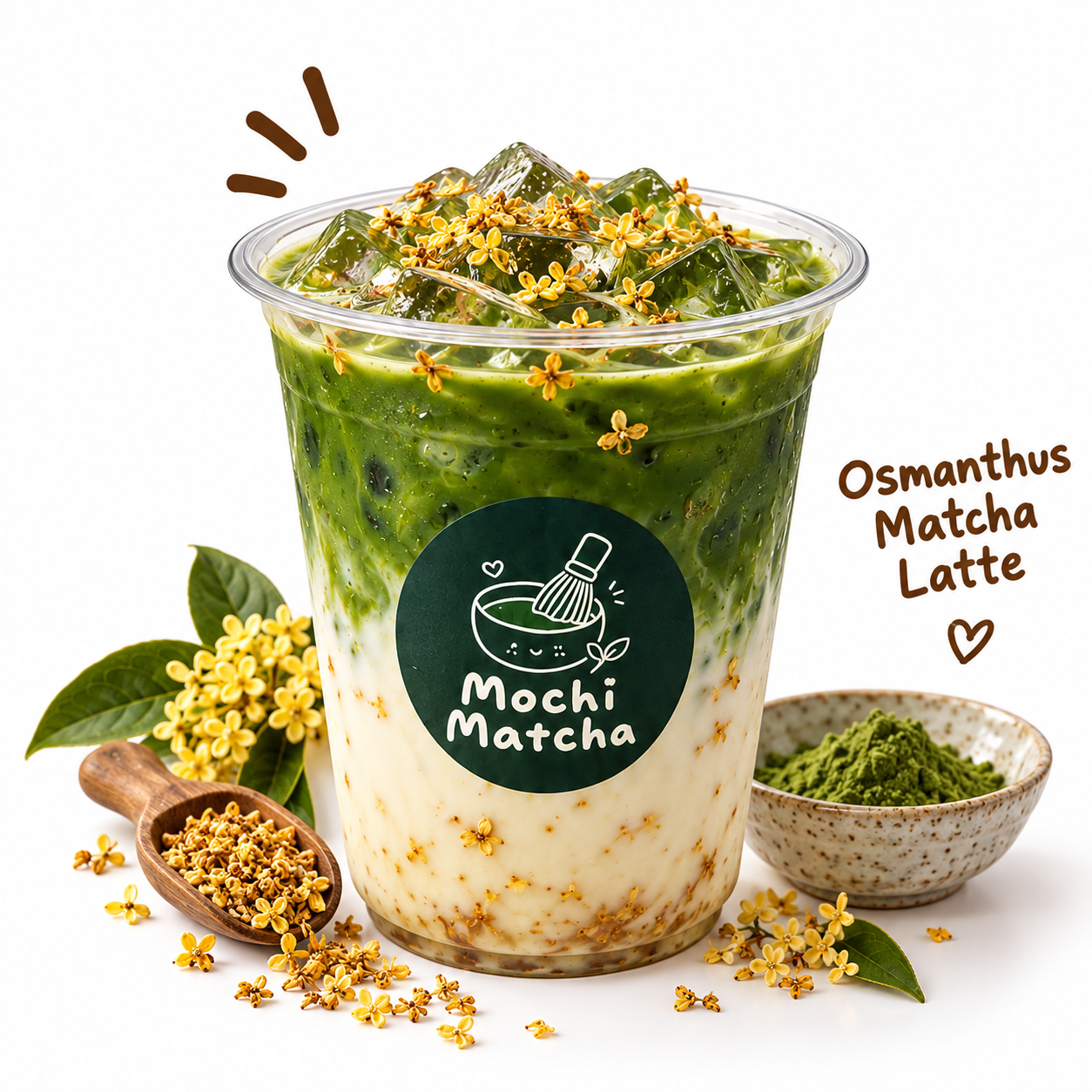 ICED OSMANTHUS MATCHA LATTE_0