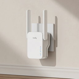 CUDY N300 Mesh Wi-Fi Range Extender | Wall Plug