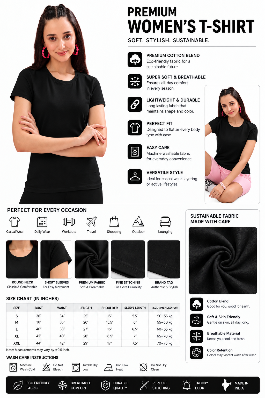 Women's T-Shirt_Black_5