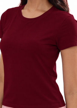 Women's T-Shirt_Mahroon