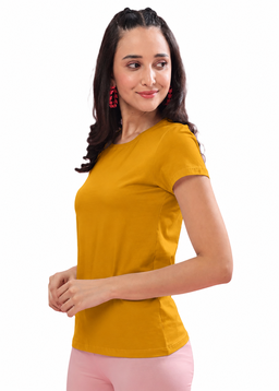 Women's T-Shirt_Mustard