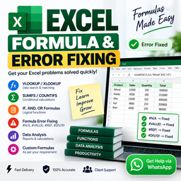 Excel Formula & Error Fixing