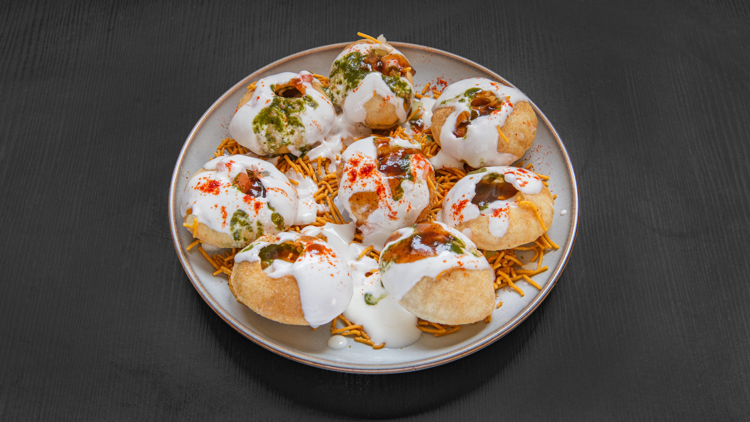 Dahi Poori (6 Poori)
