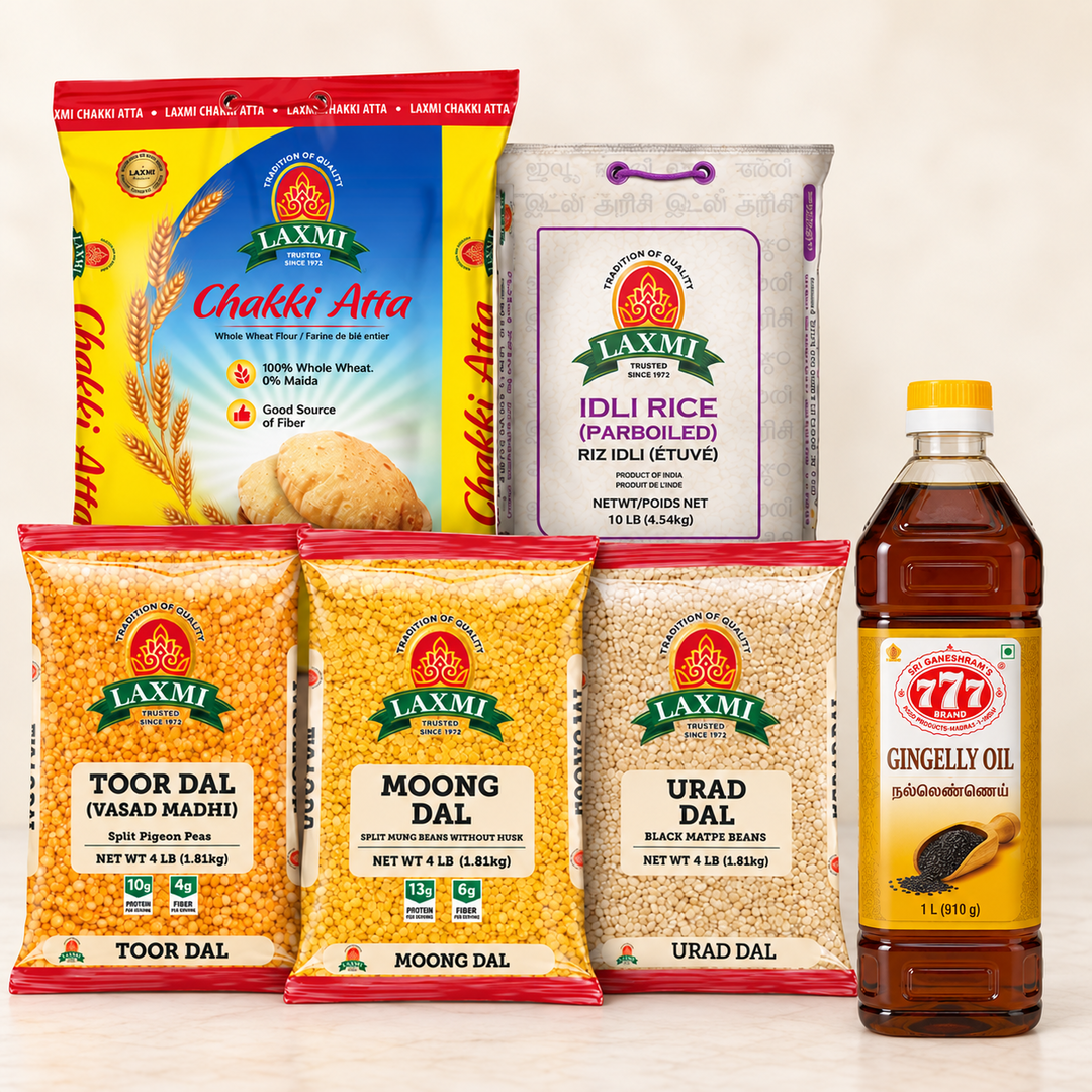 South Indian Starter Pantry — 6 Essentials