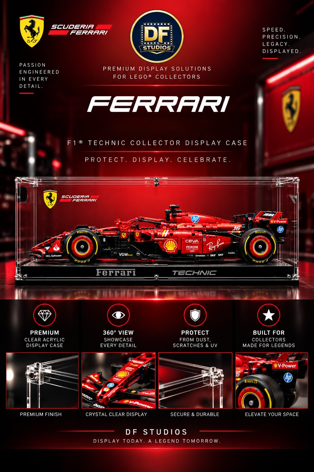 PRE ORDER | F1 Technic Display Case Set of 6_3