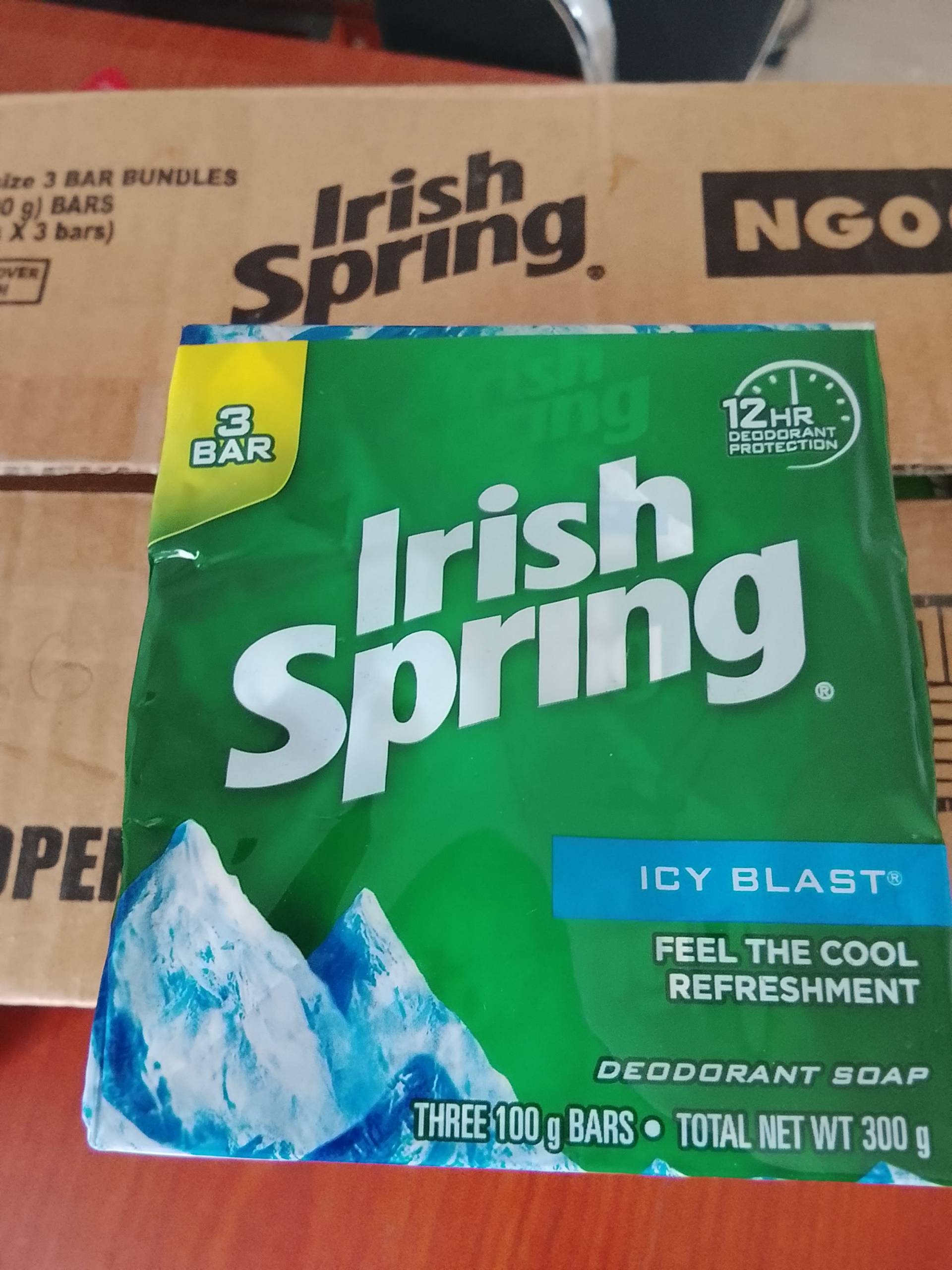 Irish Spring Soap icy blast 100gx54pcs_0