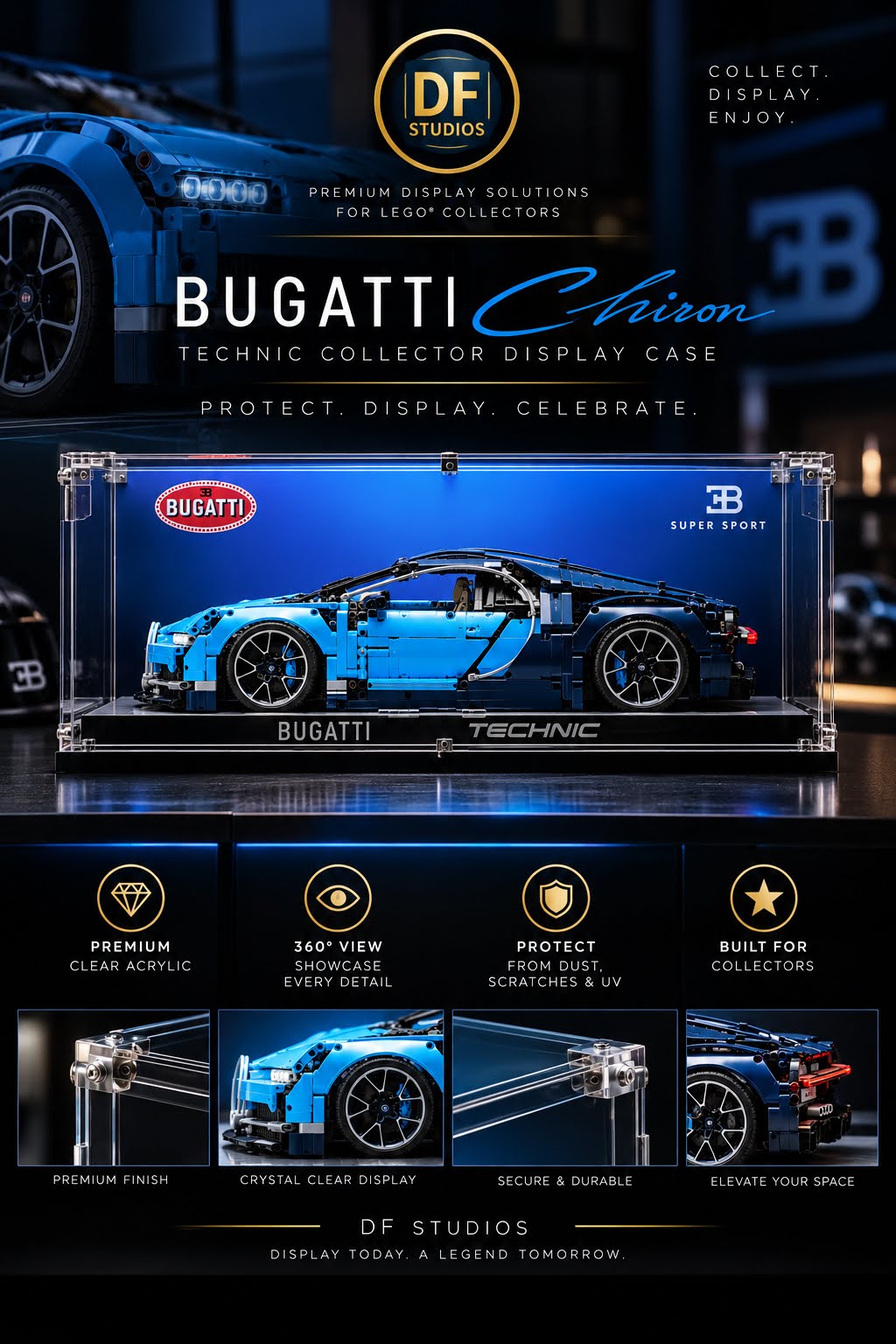PRE ORDER | Technic Supercars Display Case Set of 6_2