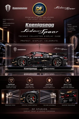 PRE ORDER | Technic Supercars Display Case Set of 6