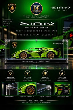 PRE ORDER | Technic Supercars Display Case Set of 6