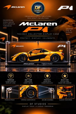 PRE ORDER | Technic Supercars Display Case Set of 6