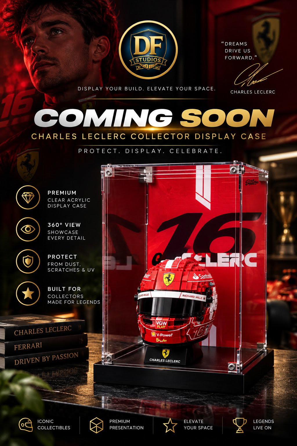 PRE ORDER | Editions Helmets Display Case Set of 5_3