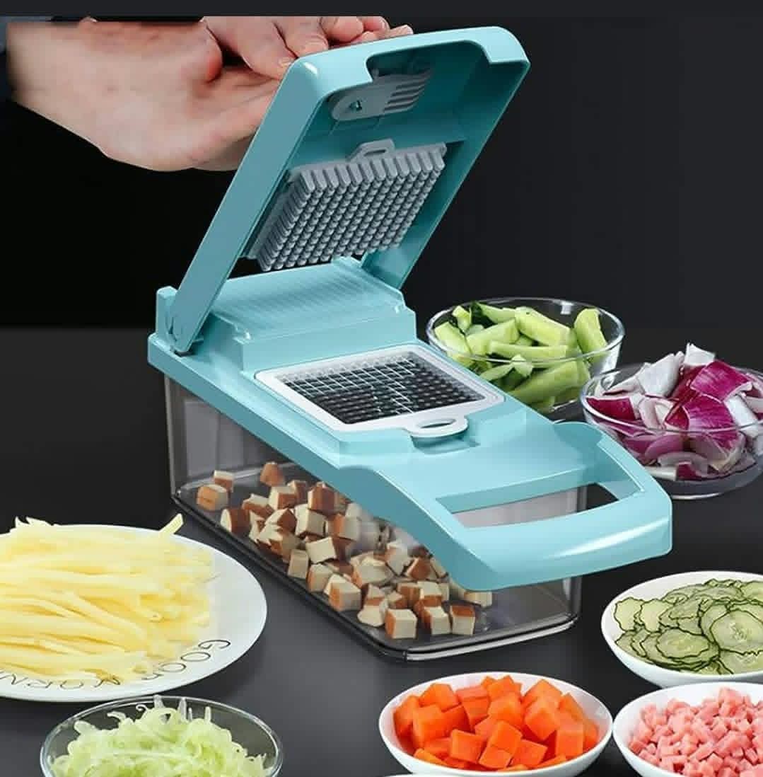 A multifunctional vegetable chopper and dicer