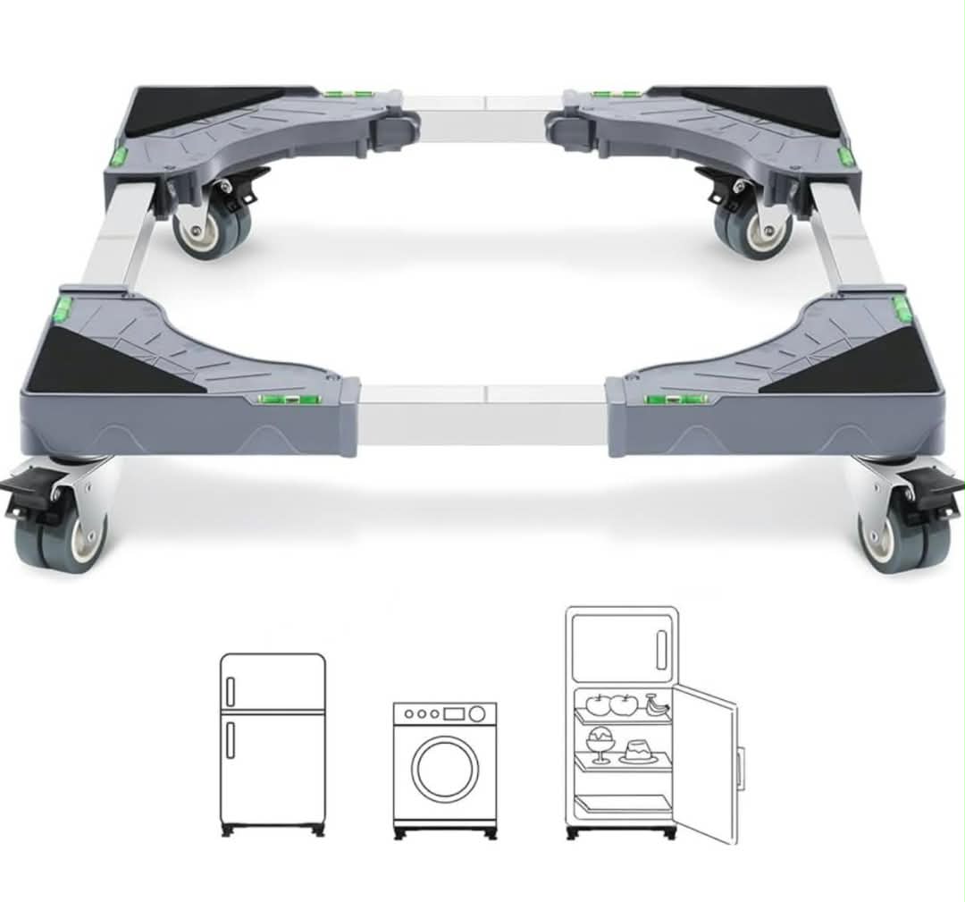 An adjustable appliance roller base