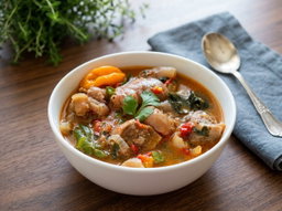 SOUPE AU COTE DE PORC