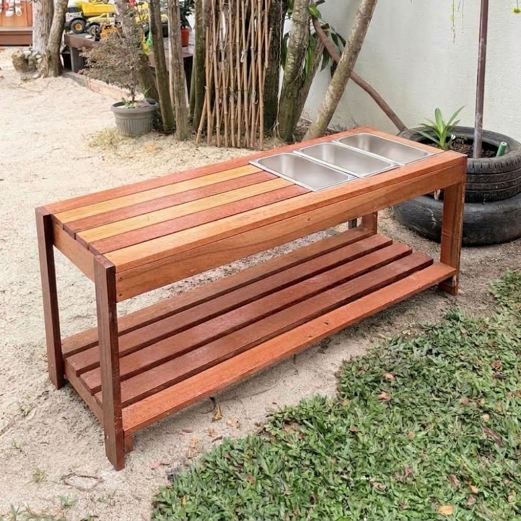 Ingredients Table - 3 containers (120cm)