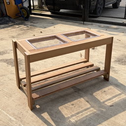 Mixing Table - 2 transparent containers (100cm)