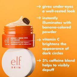 Elf Bright + Brew-tiful Eye Cream 