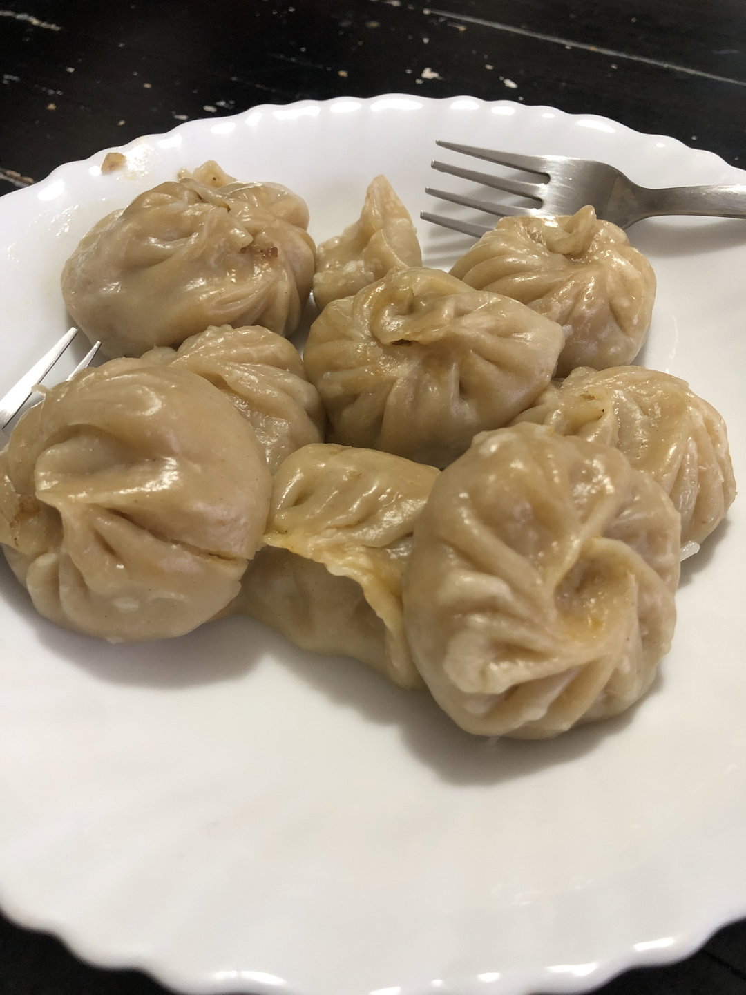 Steamed Momo dumplings