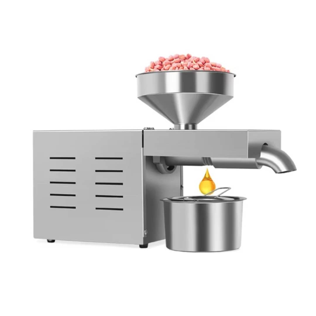 An automatic stainless steel oil press machine 