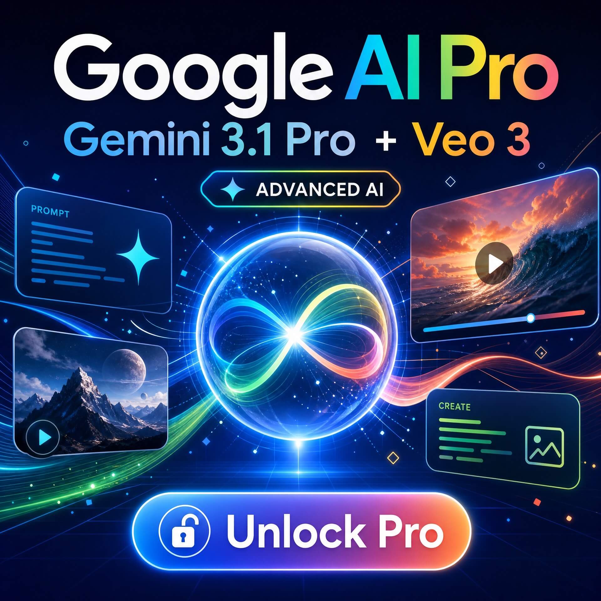 Google AI Pro — Gemini 3.1 Pro + Veo 3 (1-Year)_0