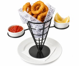 Rabas con salsa birrita