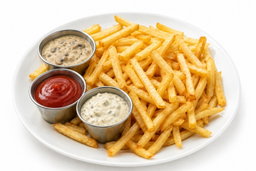 Fritas 3 salsas
