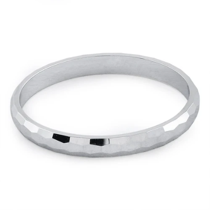 Bracelete Textura Diamante Silver _4
