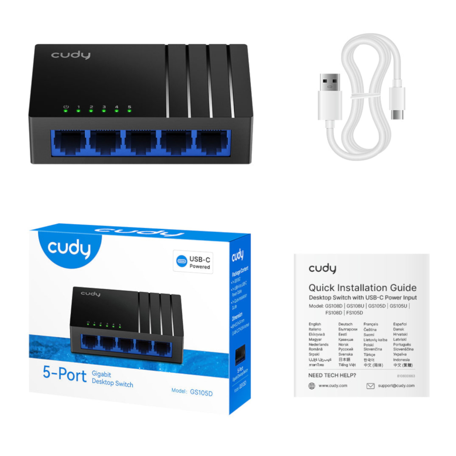 CUDY GS105D 5-PORT GIGABIT DESKTOP SWITCH _3