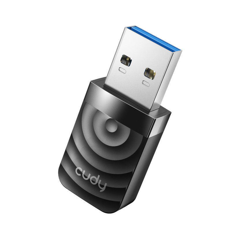 CUDY WU1300S AC1300 Dual-Band USB 3.0 Wi-Fi Adapter USB Adaptor  (Black)_2