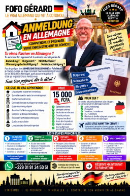 Anmeldung en Allemagne