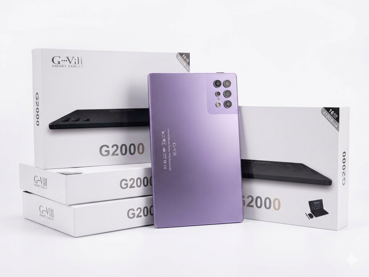 G-Vill G2000 10.1-Inch Android Tablet – 16GB RAM 512GB Storage_1