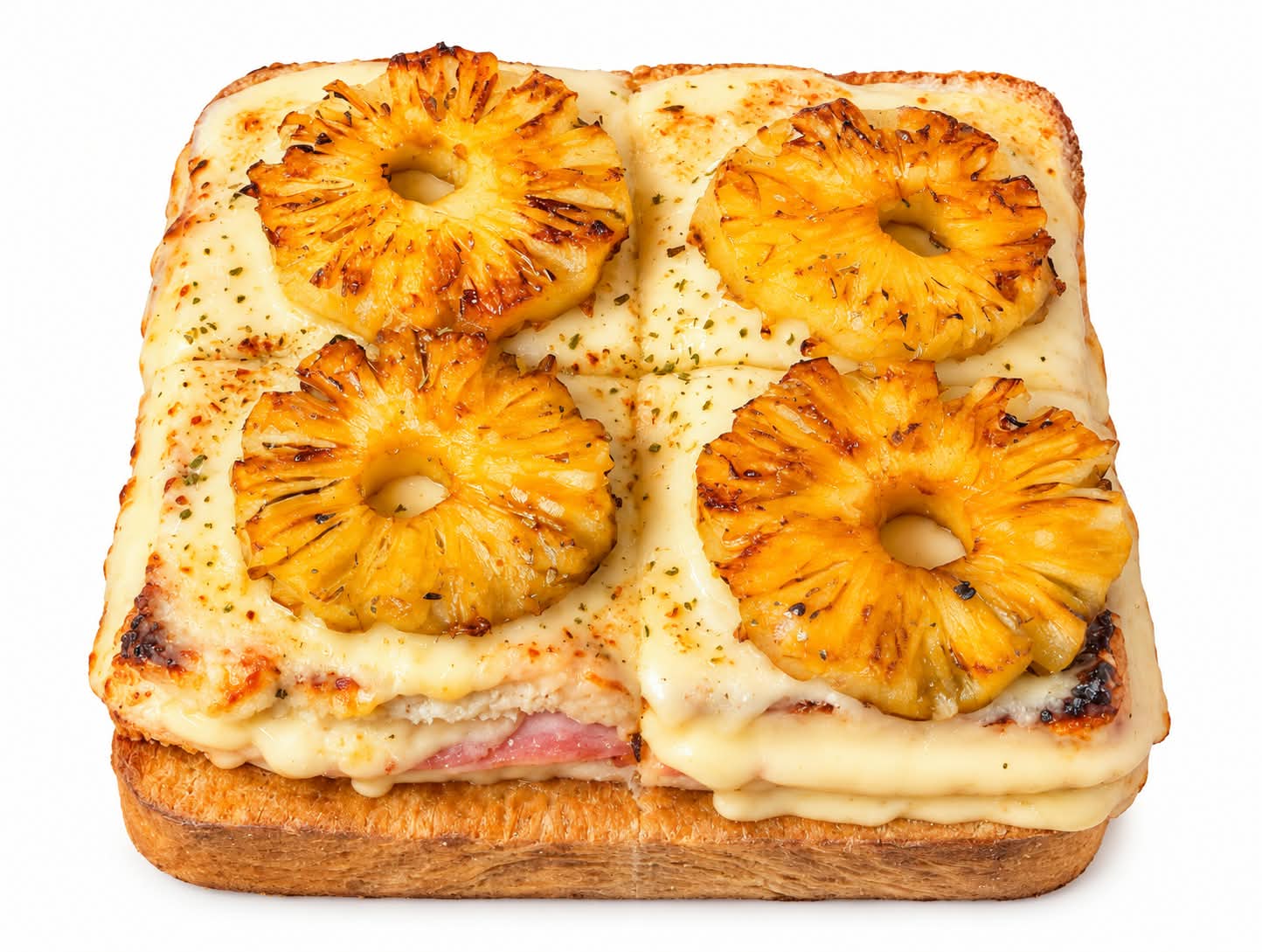 Sandwich caliente hawaiano